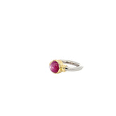 18k Yellow Gold and Platinum 2.30ct Star Ruby Ring